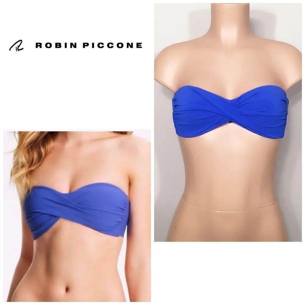Robin Piccone Bandeau bikini top.